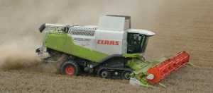 CLAAS Lexion 580 with TELEMATICS system