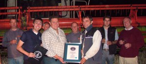 claas lexion 580 world champion guinness record