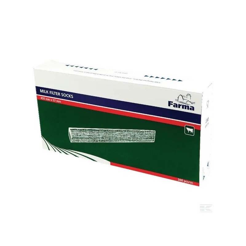 Filtro manga para ordeñadora 320x57 mm Farma, caja de 200 unidades